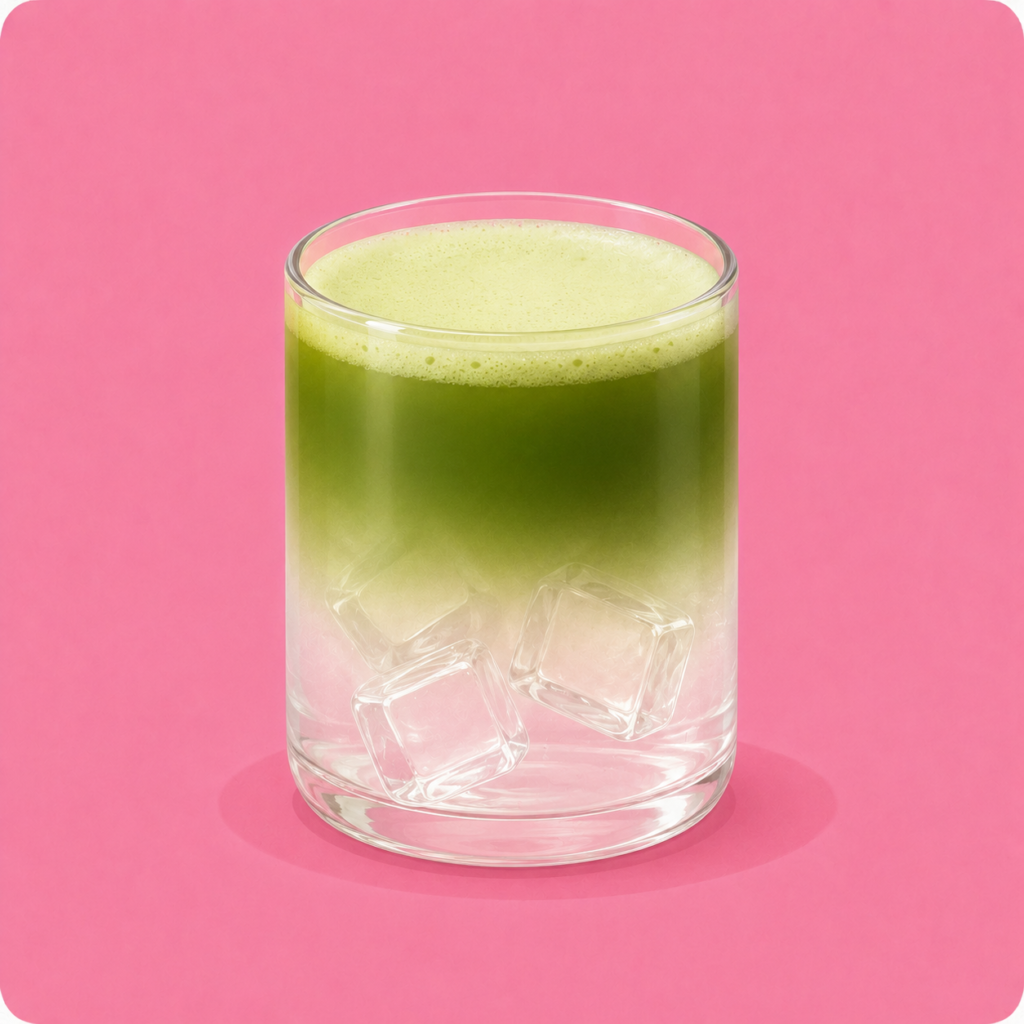 Illustrazione di Matcha con acqua di cocco 🥥🍵