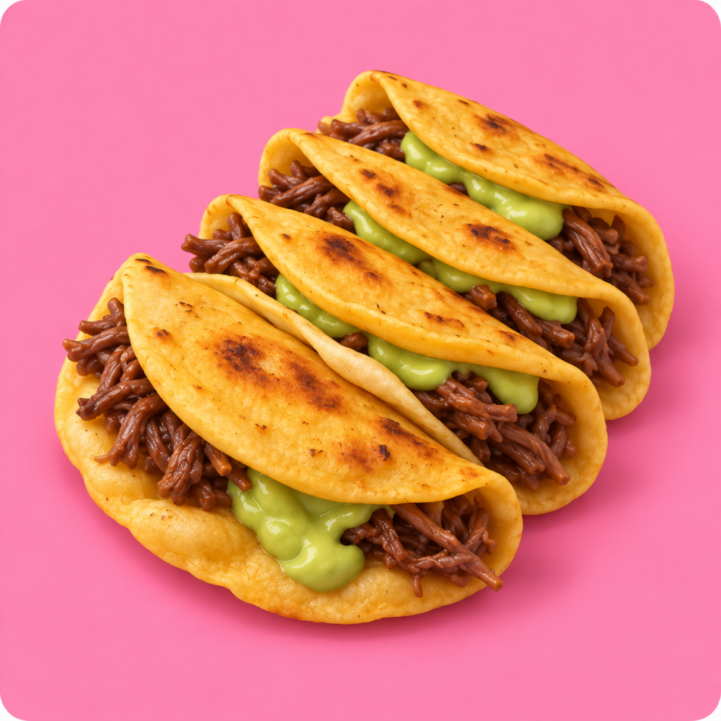 Illustrazione di Birria di manzo con tortillas fatte in casa 🌮