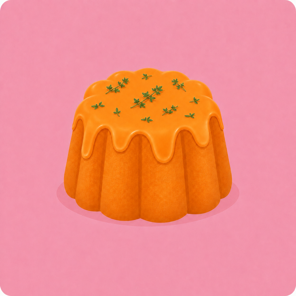 Illustrazione di Mini pumpkin cake senza uova – Vegana