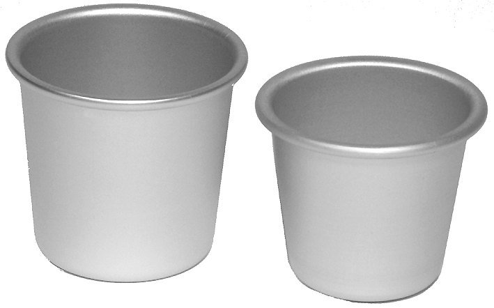 2 stampi da 8 cavità Ø 55 × h 60 mm